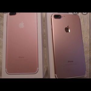 iPhone 7plus rose gold color
